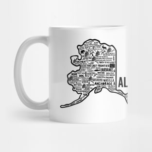 Alaska Map Mug